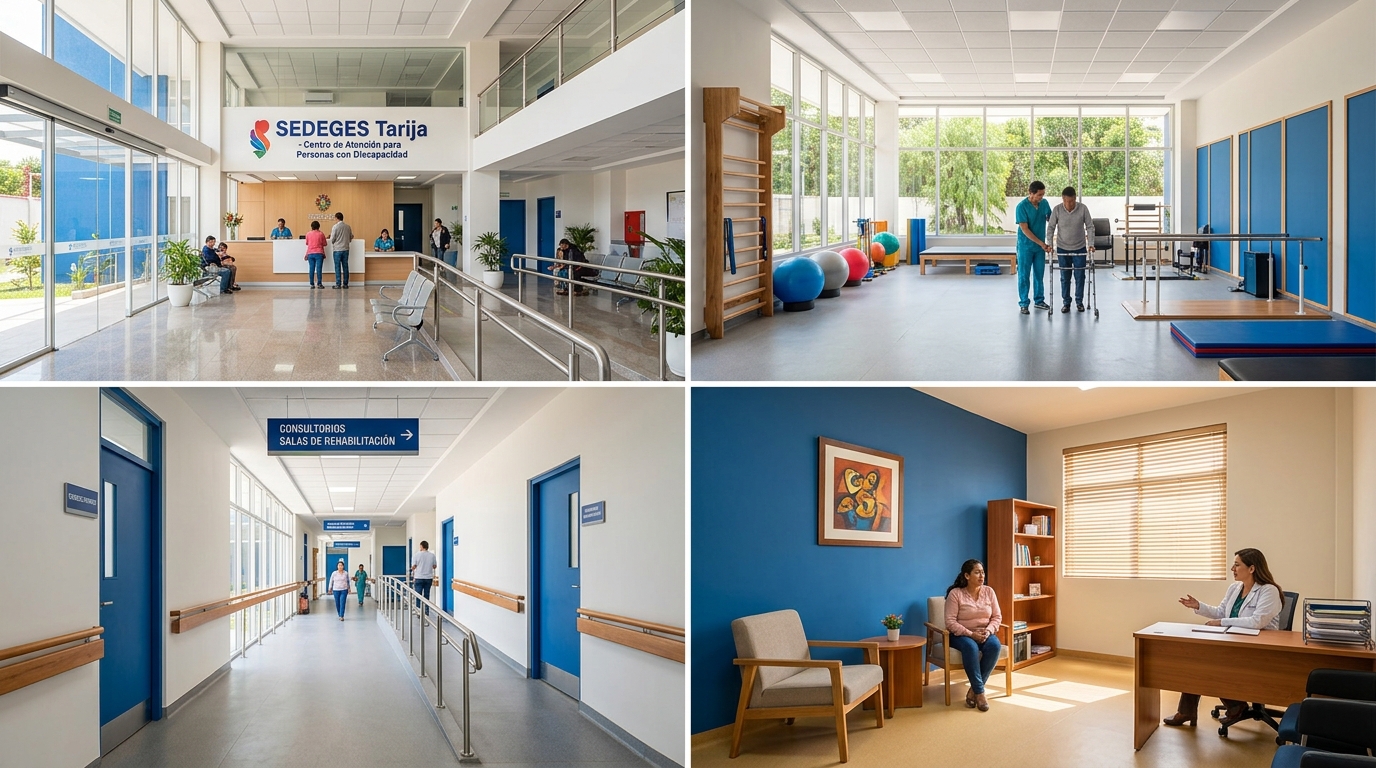 Instalaciones del nuevo centro de atención integral y consultorios de SEDEGES Tarija
