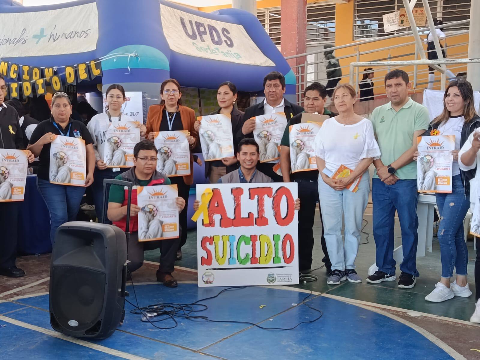 Feria Educativa Interinstitucional en la U.E. Esteban Migliacci por la salud mental